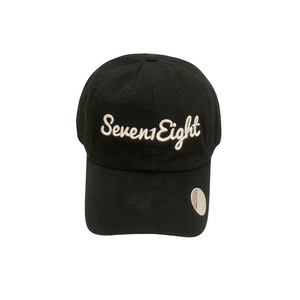 Classic Black Seven1Eight Dad Hat